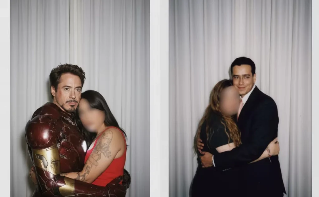 Iron man polaroid
